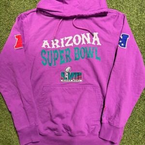 Starter purple Super Bowl LVII hoodie Size M #NFL #superbowl‎